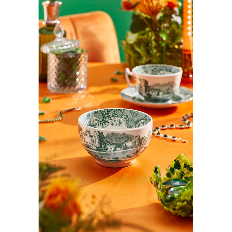 Heritage Green Italian 4.3" Bowls, Set of 4
