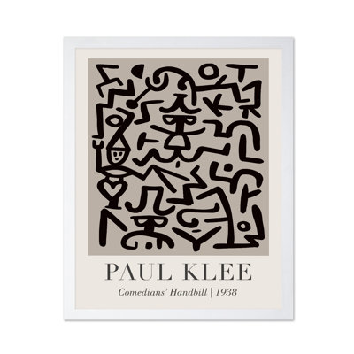 Paul Klee - Handbill des comédiens