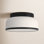 Asuna 2 Light Glass Flush Mount