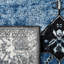 Tapis oriental bleu / gris Carwyn-280735219