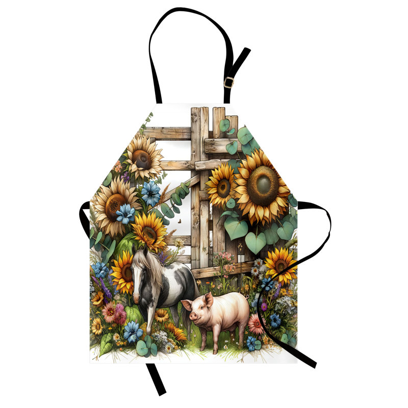 No Pattern Bib Apron