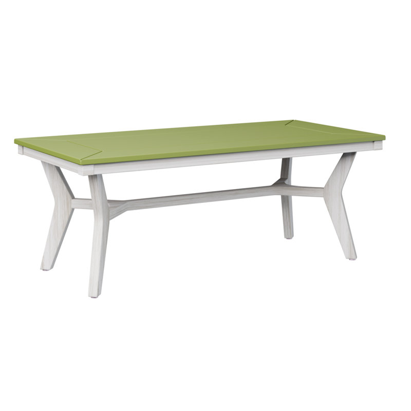 Table basse berlinoise Berlin, Vert kiwi, Coquille de mer