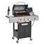 Barbecue au propane à 3 brûleurs avec brûleur latéral et allumage rapide pour le barbecue