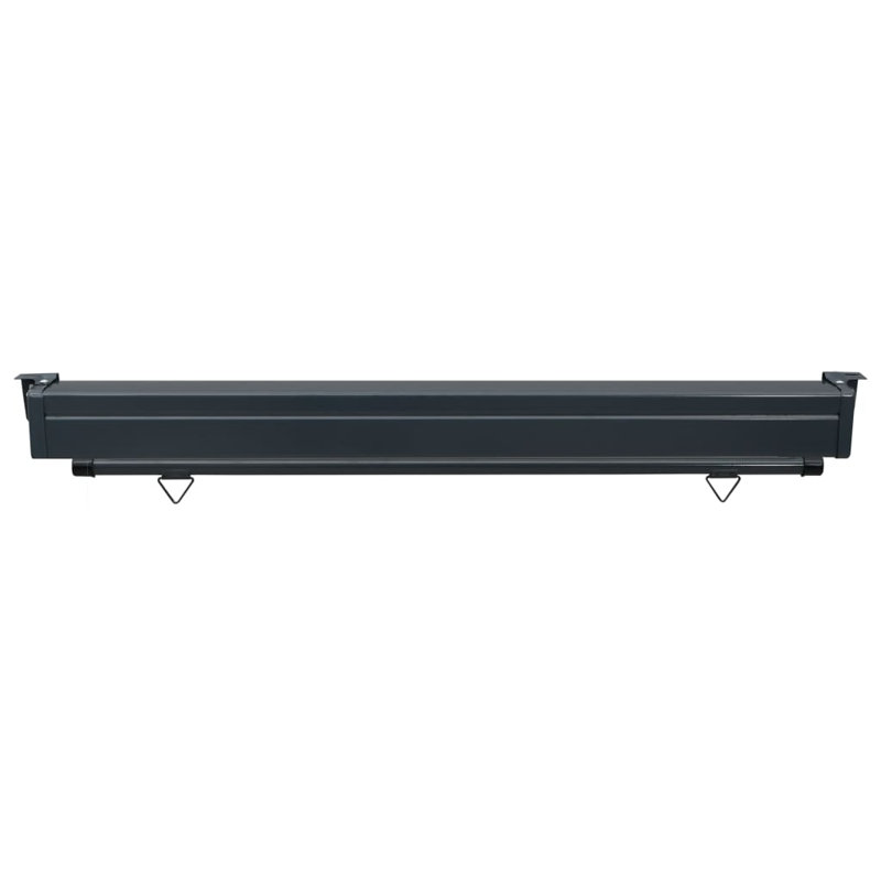 Ergin Balcony Side Awning, 250cm H x 160cm W, Brown