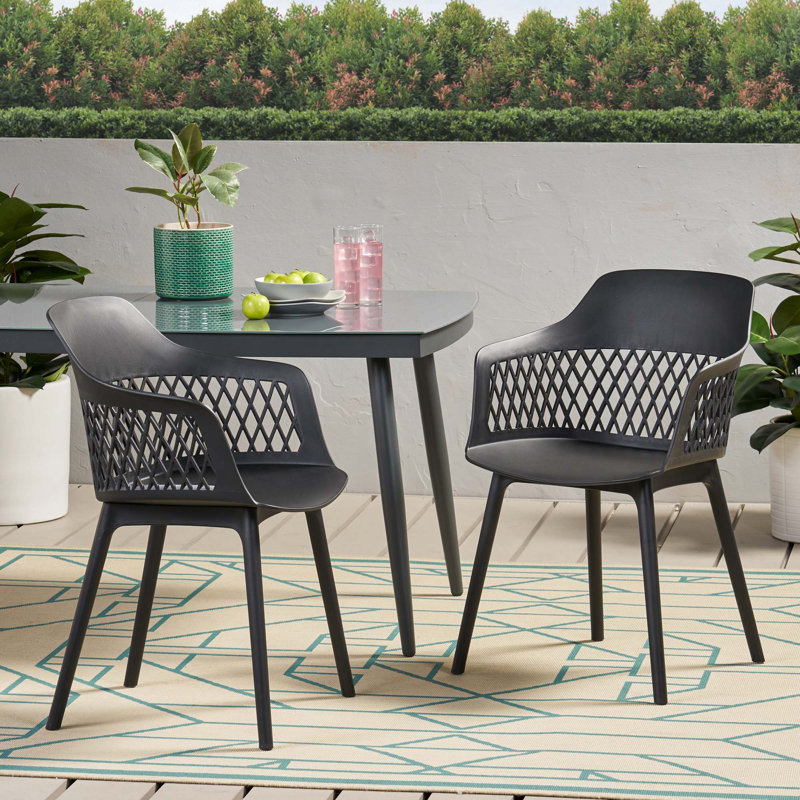 Modern Azalea Chair, Black