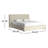 Upholstered Platform Bed-93100639