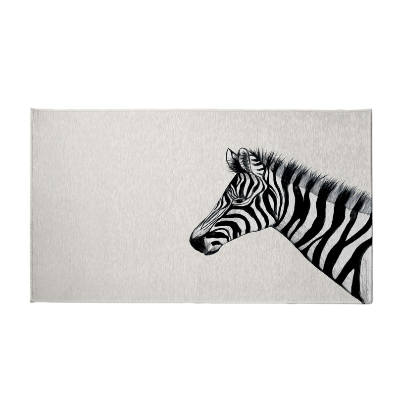 Safari Chenille Animal Print Indoor Rug, Rectangle 5' x 7'