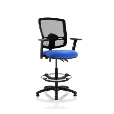 Inbox Zero Eclipse Vinyl Drafting Chair