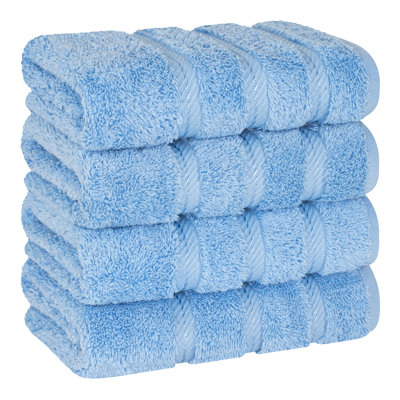 Edison Turkish Cotton Quick-Drying Hand Towels (Set of 4)