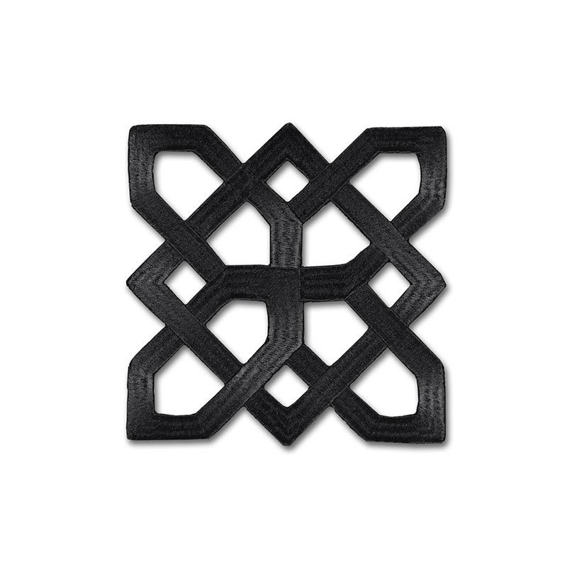 Appliqué Schumacher x Mary McDonald, Noir