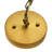 1 - Light Gold Unique/Statement Pendant