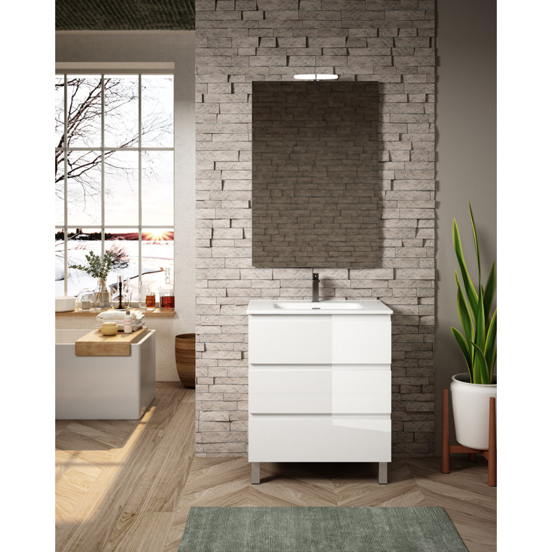 Bathroom Vanity Cabinet COSTA Collection by DAX, White