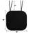 Honeycomb Memory Foam Non-Slip 16" x 16" Chair Cushion Pad with Ties-594513207-656944978