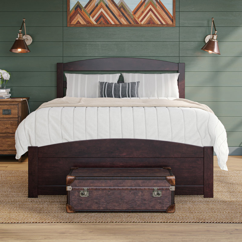 Elliana Solid Wood Slat Storage Bed, Queen, Espresso