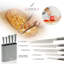 NETTA 6 Piece Stainless Steel Knife Block Set