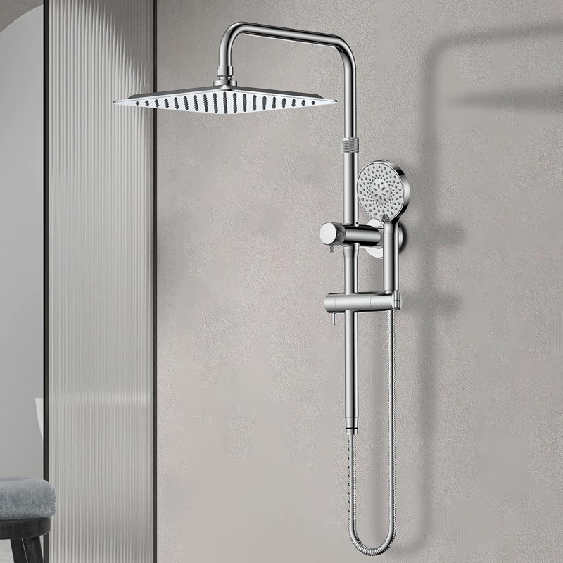 Rain Dual Shower Head 1.75 GPM GPM, Chrome