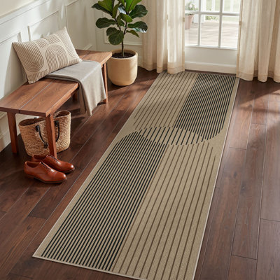 Tapis de sol antidérapant en jute tissé