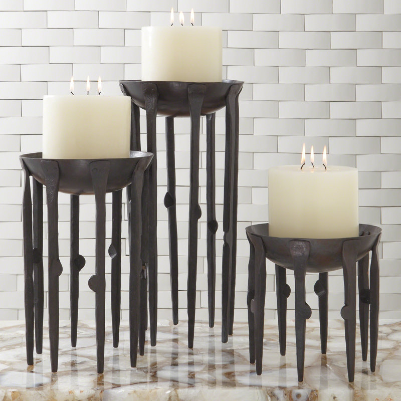 Bothwell Candlestick, 14" H x 9" W x 9" D