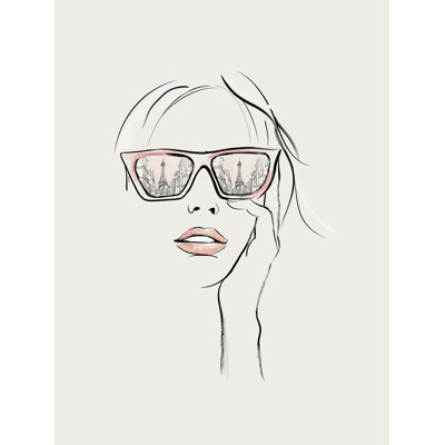 Paris Sunglasses - Painting Print