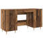 Desk With Shelf 140 X 50 X 75 Cm Engineered Wood-862490311