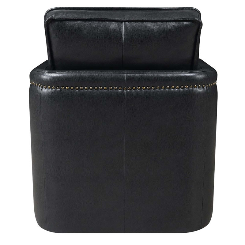 Fauteuil d'appoint pivotant, Noir