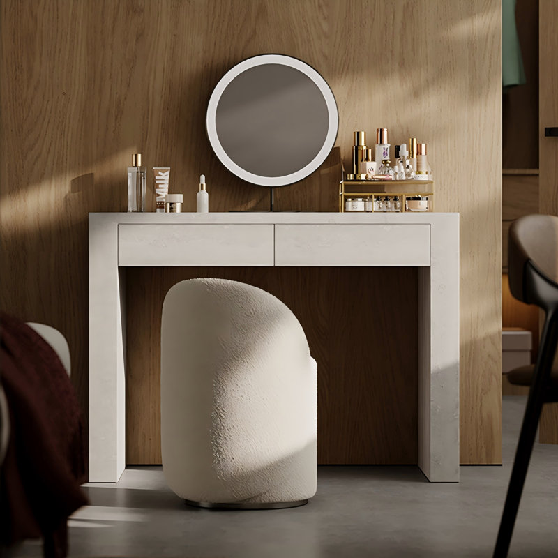 Sintered Stone Waterproof Minimalist Vanity, 29.53" H x 47.27" W x 15.75" D