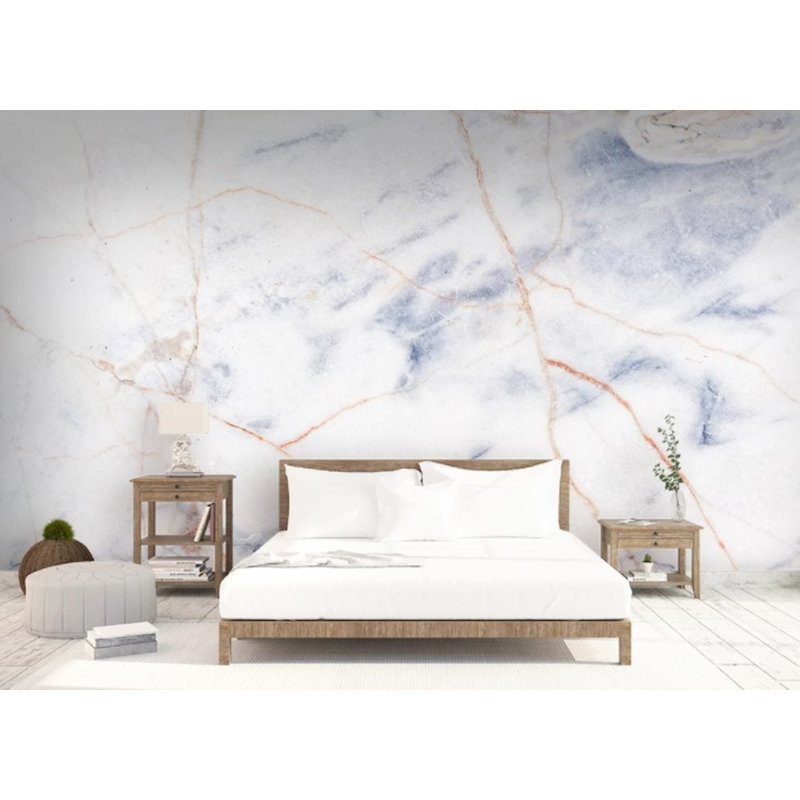 Modern Design Marble Pattern Abstract Removable Wallpaper, 9" L x 15" W