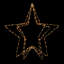 Latitude Run® 180 lights x 18" Warm White LED Five Point Star Steel Wire Silhouette Light.-1256712274-1256712275