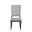 Chaise à dossier rembourré (ensemble de 2)