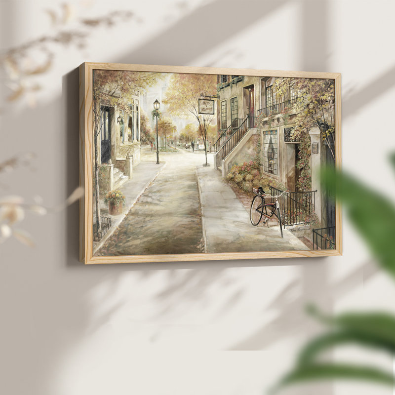 City Bed and Breakfast - Reproduction encadrée - Restickable, Naturel, H 22 po x l 28 po