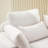 51.2-inch Round Sofa Made Of Linen Fabric, Paired With A Half-moon-shaped Storage Footrest - A Modern And Stylish Seating Design Suitable For Both Living Room And Bedroom, Featuring Both Practicality And Space-saving Features.-1275873821