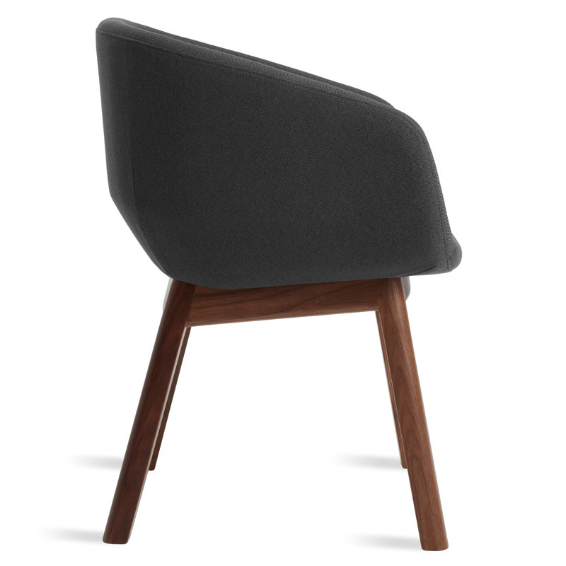Host Dining Chair, Walnut, Maharam Meld in Panda