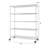 TRINITY EcoStorage 5-Tier NSF Rolling Steel Wire Shelving Unit w/ Wheels (60 in. W x 24 in. D)-732972659