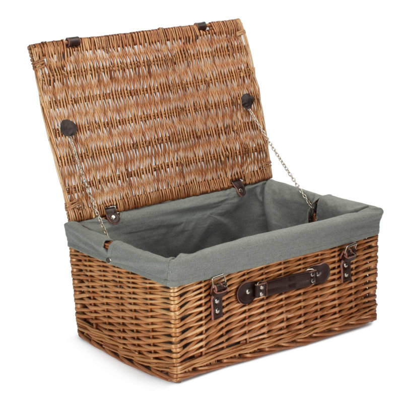 Bay Isle Home Wilow Decorative Basket, Grey, 25" x 51" x 35", 4462.5