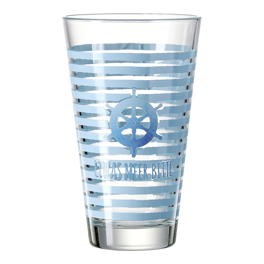 Wasserglas 330 ml Etwas Meer Ahoi