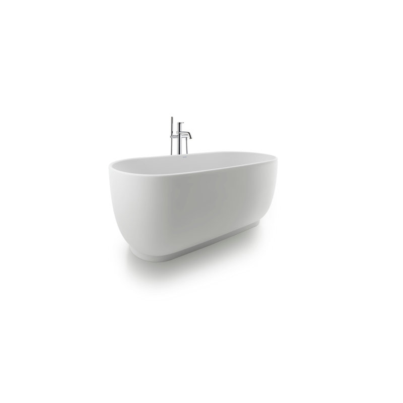 Baignoire de trempage autoportante de 71 po x 34 po Duravit