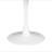 White 40-inch Dining Table
