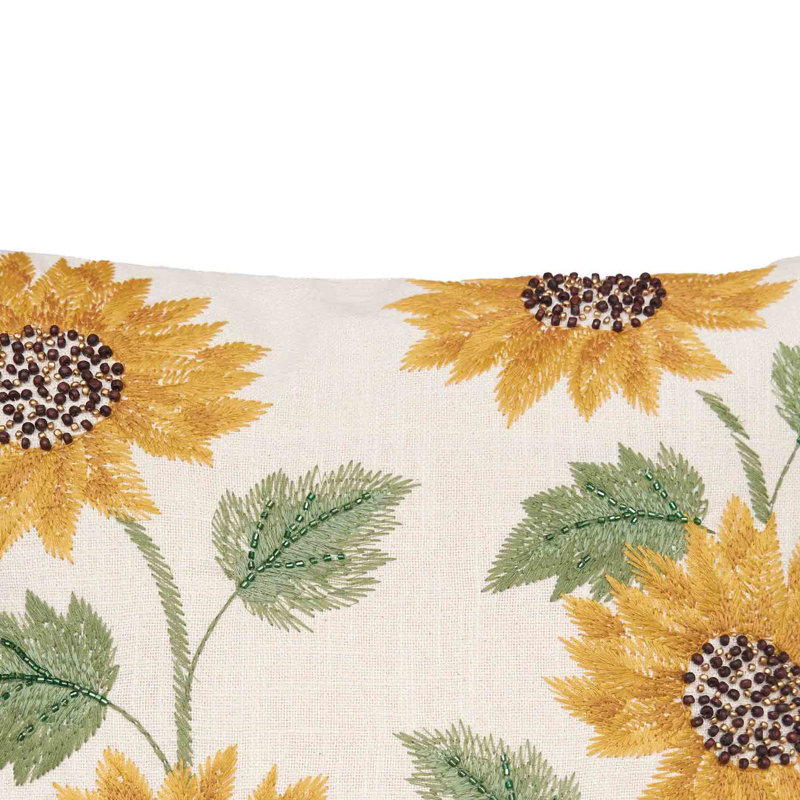Blooming Sunflower Pillow