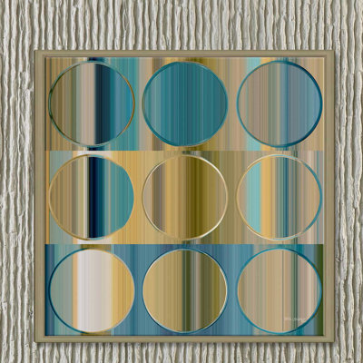 « cercles et carrés 48 », impression