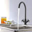 G1/2 304 Stainless Steel Dual-Handle Kitchen Faucet-1878216651