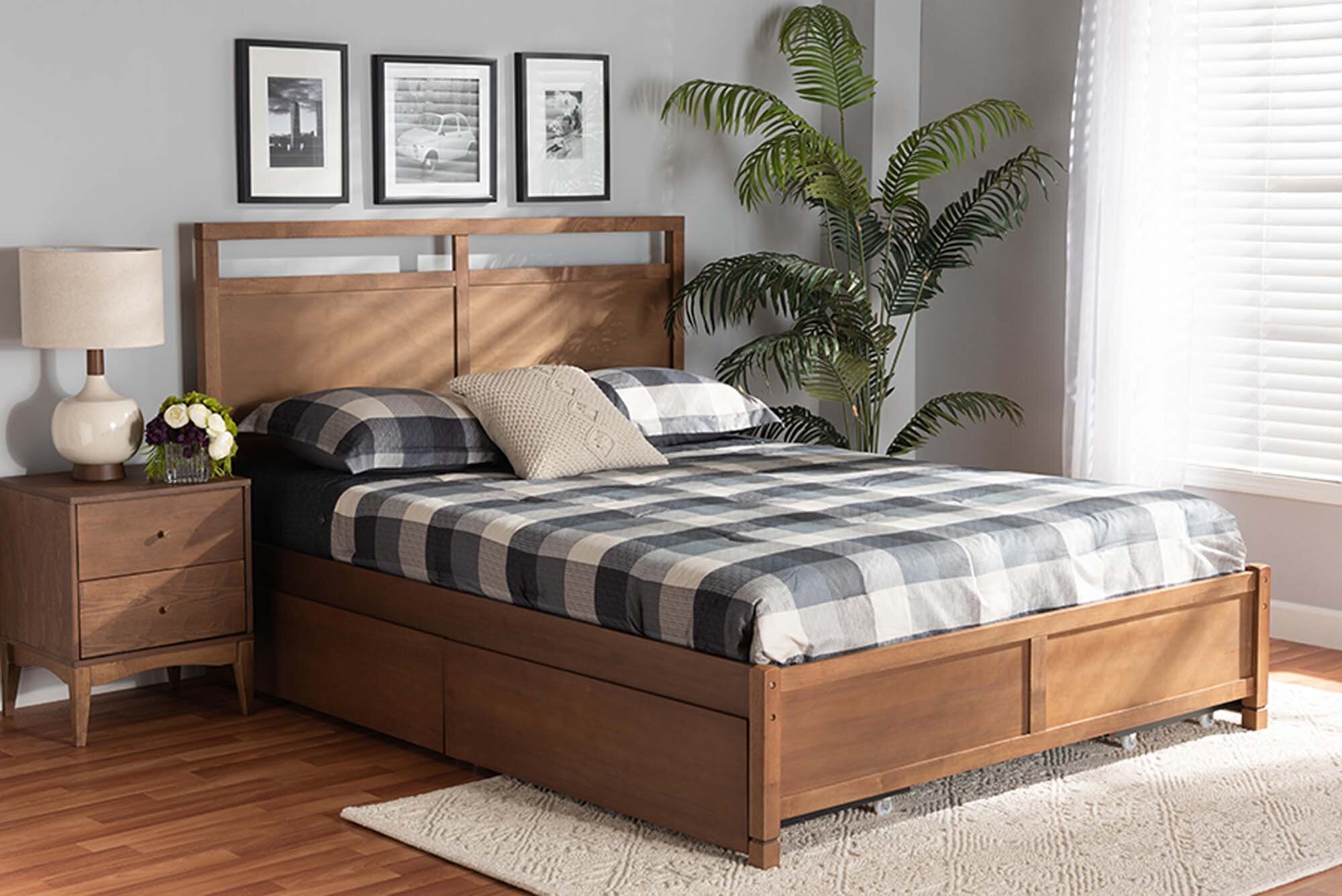 Gracie Oaks Demartez Platform Storage Bed & Reviews | Wayfair