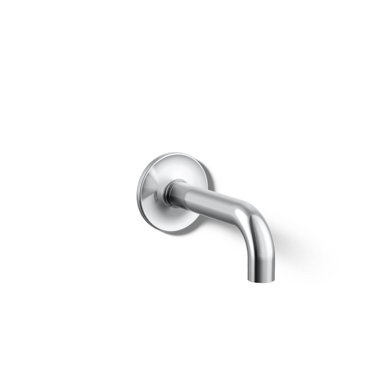 Purist Wall Mounted Tub Spout, Polished Chrome