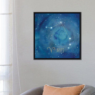 «Star Sign Aries», impression sur toile tendue