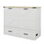 Charmante armoire-lit escamotable de style campagnard avec un port de charge intégré-115735629