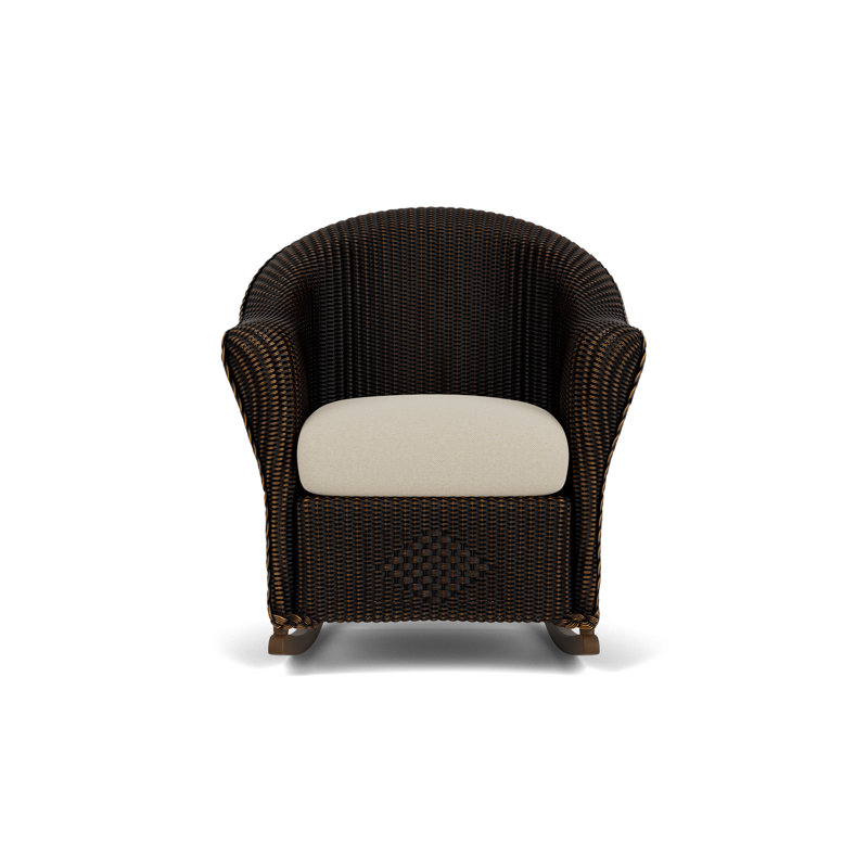 Reflections Outdoor Rocker Chair, Rumba Straw, Mink