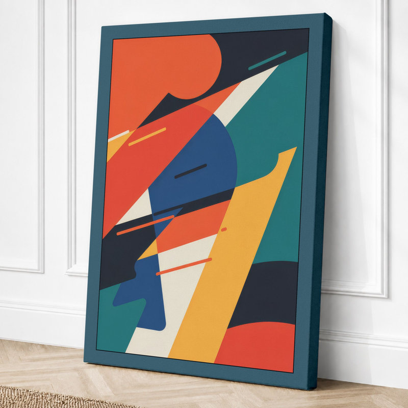 Print, 24x16 - 61.0 x 40.6 cm, Teal Border
