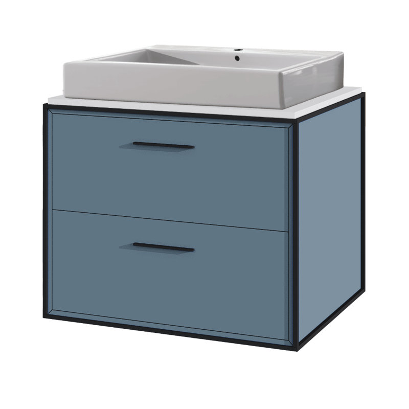 Aquaplane 22'' L Bathroom Sink, Single Hole
