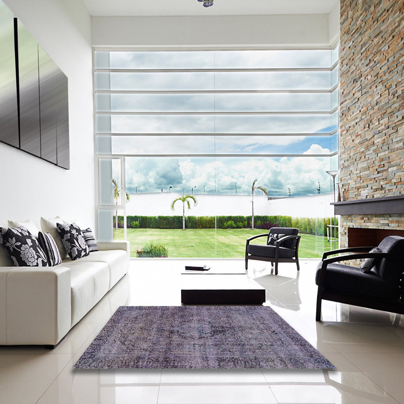 Tapis abstrait moderne 2088, Carré 8 pi
