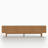 86.6 Inch Modern Wood Tv Stand For 90 Inch Tv Slatted Media Console Entertainment Center With 4 Doors Walnut