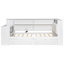 Lit de jour avec station de charge, DEL, bureau et rangement-115692548-115692550